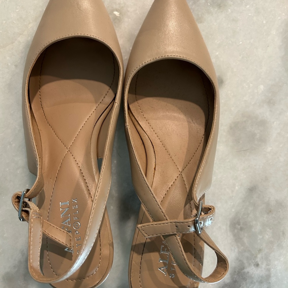 Alfani Beige Slingback Heels